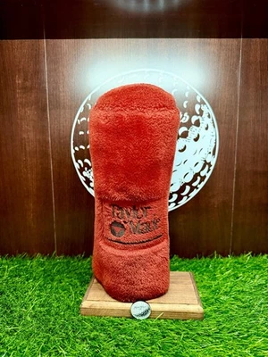 Capa de golfe híbrida Fairway vermelha vintage TaylorMade meia de pelúcia difusa sem número - Imagem 1 de 2