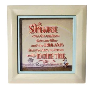 Hallmark Wizard of Oz Somewhere Over the Rainbow Music Box 6" Music Box Plays - Picture 1 of 2