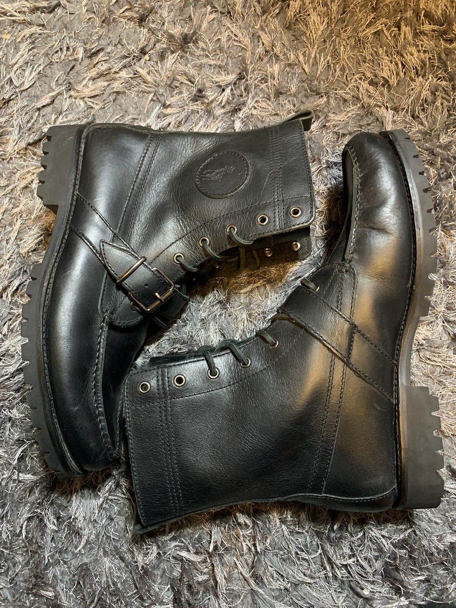 Ralph Lauren Black Biker Boots for Men | eBay Ralph Lauren Black Biker Boots for Men | eBay