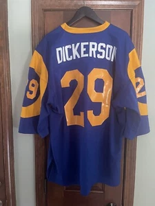 1985 NFL Eric Dickerson Los Angeles Rams Jersey (54) Mitchell & Ness Authentic - Picture 1 of 24