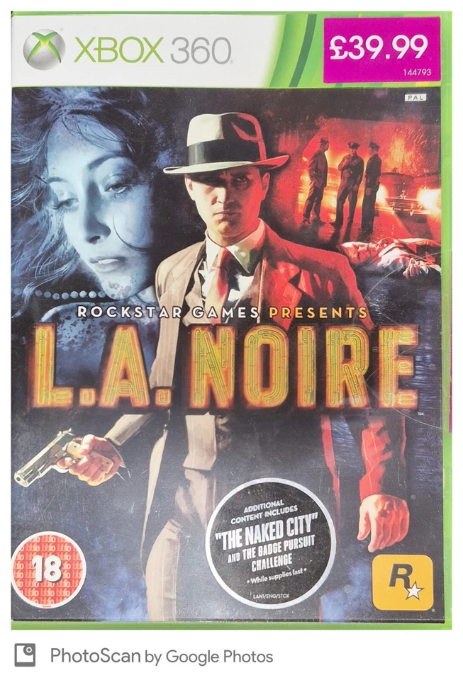 L.A. Noire (Microsoft Xbox 360) + Manual New, Sealed - Image 1 of 1