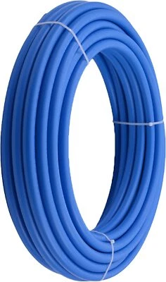Sharkbite U870B100 PEX Coil Pipe, Blue, 3/4-In. Rigid Copper Tube Size x 100-Ft. - Image 1 of 4