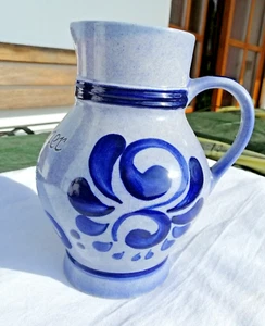 Bembel Wein -Krug - Keramik, Salzglasur, 1 Liter - Höhe zirka 20 cm - Topzustand - Bild 1 von 5