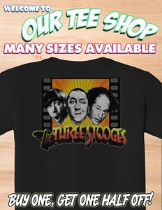 THE THREE STOOGES - Custom Shirt Larry Fine, Curly, Moe Howard - Free Shipping - Picture 1 of 1