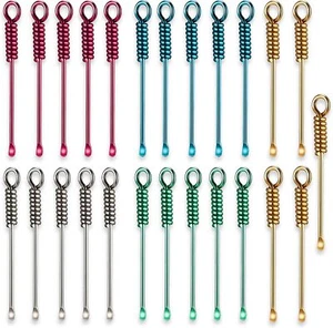 25 Pcs Mini Spoon Tiny Shovel Spoon Portable Scoop Pendant Tiny Powder Spoons... - Picture 1 of 3