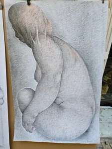 Double Sided Drawings by Louis Arnaud 1914-? - Picture 1 of 9
