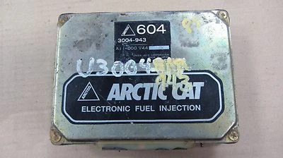 ARCTIC CAT SNOWMOBILE 1995-1996 ZR EXT 580 EFI YELLOW ECU CONTROL BOX 3004-943 - Image 1 of 3
