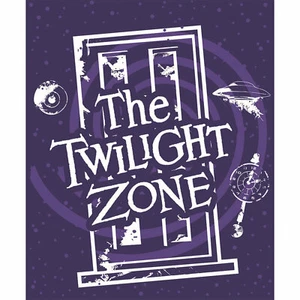 Tela con estampado de algodón 100 % algodón con panel que brilla en la oscuridad The Twilight Zone - Imagen 1 de 1