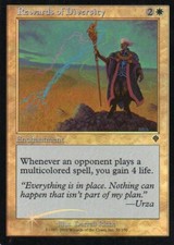 Magic Mtg FOIL Invasion Rewards of Diversity   near mint