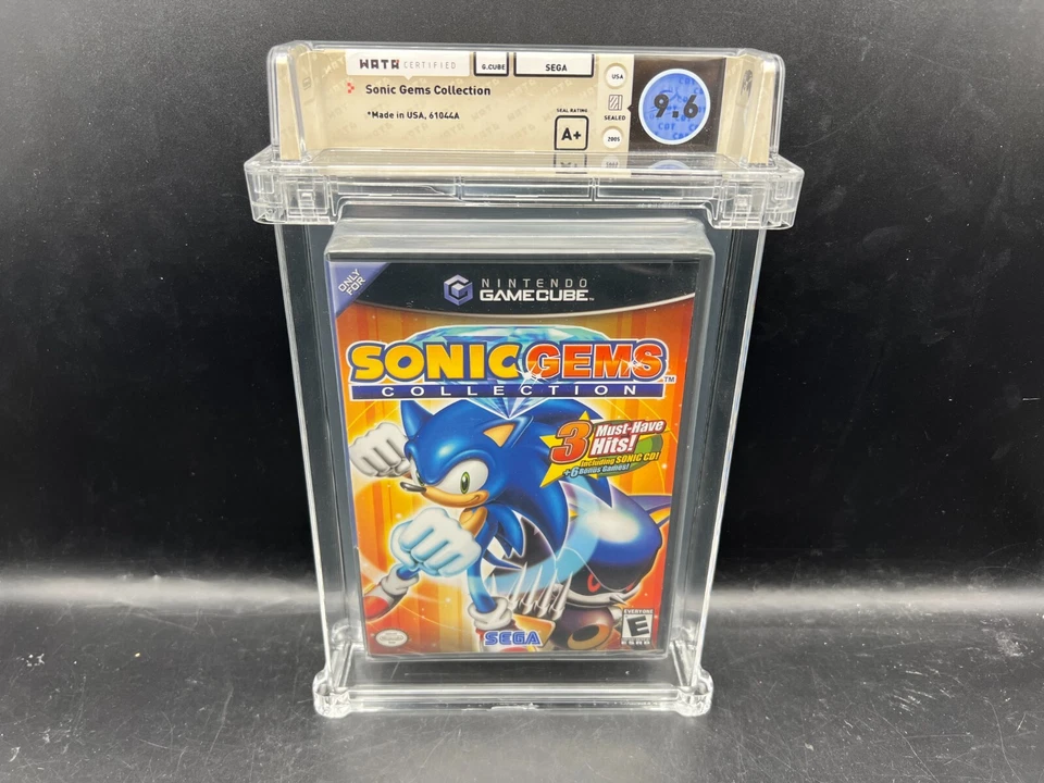 Sonic Gems Collection Nintendo GameCube WATA 9.6 A+ FACTORY SEALED MINT VGA - Image 1 of 4