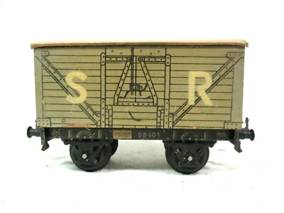 Bing SR Southern Railway 52401 WOODEN Covered Wagon Prewar Model Railway (H-3) - Image 1 of 4