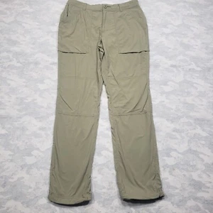 REI Co-Op Pants Womens 4 Green Elastic Waist Ankle Tie Outdoors Hiking Travel - Picture 1 of 10