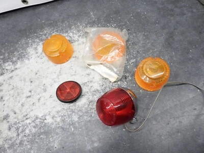 1970’s Yamaha XS 650 Enduro NOS Turn Signal Reflector Lot #1  2330 - Imagem 1 de 4