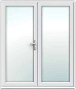 BRAND NEW WHITE UPVC FRENCH DOORS MANUFACTURED TO EXACT SIZES in stock - Picture 1 of 4