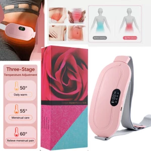Heating Pad Massage Period Pain Relieve Therapy Menstrual Cramp Electric Belt - Picture 1 of 14