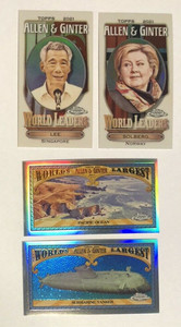U Pick 2021 Topps Allen & Ginter Chrome Minis World Leaders & World's Largest