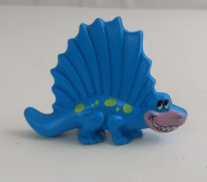 1992 Blue Stegosaurus Flintstones Fruity Pebbles Cereal Toy - Picture 1 of 7