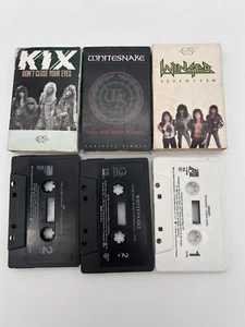Winger, Kix, &Whitesnake - (3) Cassette Singles Lot - Great Hits! - Picture 1 of 2
