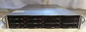 Supermicro 2U 12x 3.5" Bays X10DRU-i 2x E5-2680 v4 2.4ghz 64gb Ram 71605 RAID - Picture 1 of 4