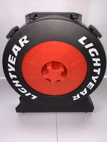 Disney Pixar Cars Lightyear Tire Diecast Car Shooting Carrying Case - Holds 11 Cover