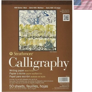8.5x11 Calligraphy Pad - 50 Sheet Smooth Paper for Beautiful Writing - Picture 1 of 3