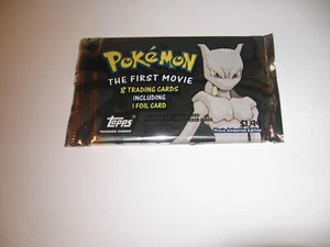 Pokemon "The First Movie" Topps 8 Trading Cards -by Nintendo -1 Foil per Pack! - Picture 1 of 1