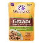 Wellness -Cat Food Gravies W/ Bits Of Chcken &amp; Turkey In Gravy-Case Of 24- 3 Oz.