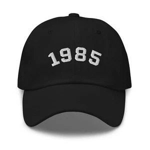40th Birthday Baseball Cap 1985 Embroidered Dad Hat Vintage Born in 1985 Hat - Picture 1 of 13