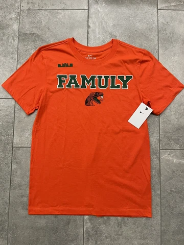 Nike x LeBron FAMU FLorida A&M Rattlers Famuly Orange T-Shirt Men’s Size Large Cover