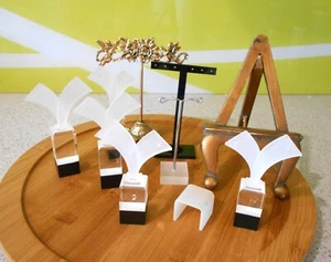 Group Lot of 10 x Earring Display Stands - Ex Shop Display Fittings - Picture 1 of 5