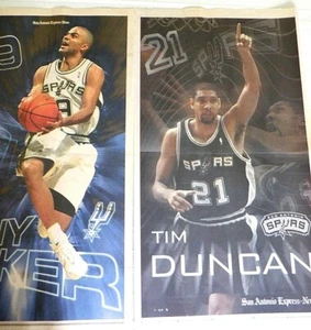 SA Spurs Newspaper Posters from 2006 and 2008  Set of 5 - Bild 1 von 7