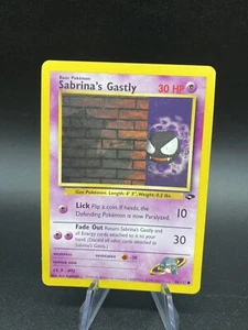 Sabrina's Gastly 96/132 Pokemon Gym Challenge Unlimited Non Holo NM - Bild 1 von 2
