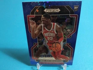 2022-23 Prizm Draft Picks Malaki Branham Blue Disco SP Ohio State Free Shipping  - Picture 1 of 6