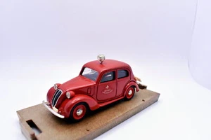 Modellino auto epoca scala 1:43 Fiat 1100 vigli del fuoco pompieri Brumm usati - Foto 1 di 4