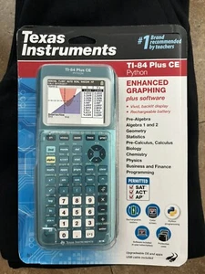 Texas Instruments TI-84 Plus CE Python Color Graphing Calculator -Metallic Teal- - Picture 1 of 1