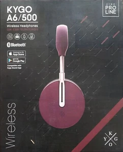 KYGO A6/500 Bluetooth BT On-Ear Headphones - Black - Picture 1 of 3