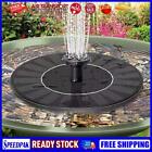 Solar Floating Fountain Pump 150L/h Waterfall Fountain with 7 Nozzles Spray