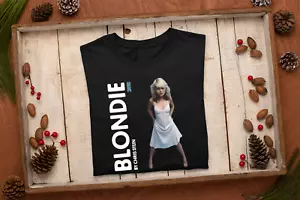 Blondie - Debbie Harry - 70s Short Sleeve Cotton Black Men All size AC305 - Picture 1 of 5