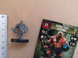 DUERGAR INFECTED MINER MINIATURE+CARD/ BARDSUNG STEAMFORGED M520 - Picture 1 of 1