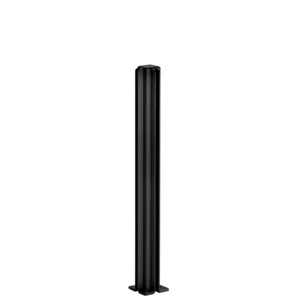 CRL D990MBL18CR Matte Black 18" Corner Design Series Partition Post - Picture 1 of 4