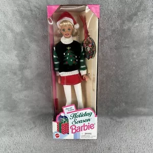 Vintage Barbie Mattel Holiday Season Sweater Christmas In Box - Picture 1 of 4