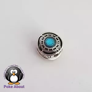 Genuine Pandora Marvel The Avengers Iron Man Arc Reactor Silver Charm 790788C01 - Picture 1 of 11
