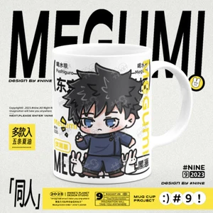 Jujutsu Kaisen Animación Taza Cerámica Taza Gruesa Café Dibujos Animados Fushiguro Megumi - Imagen 1 de 3