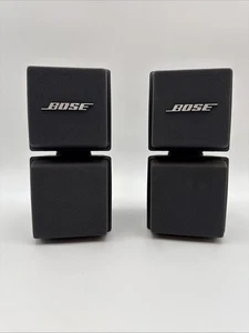 BOSE ACOUSTIMASS CUBE SYSTEMS Pair Tested & Working Speakers - Picture 1 of 7