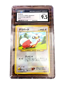 Delibird Holo Rare #225 - CGC MINT+ 9.5 - Japanese Awakening Legends - Pokemon - Picture 1 of 3