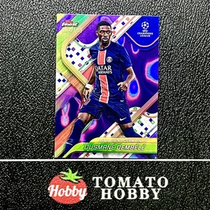 TOPPS FINEST UEFA 2024-25 OUSMANE DEMBELE/199 REFRACTOR DE LAVA PÚRPURA PSG - Imagen 1 de 2