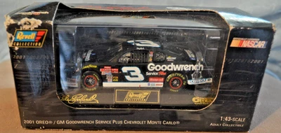 Coche NASCAR Revell 2001 Dale Earnhardt, 3, Oreo Goodwrench escala 1:43 con certificado Foto 1 de 4
