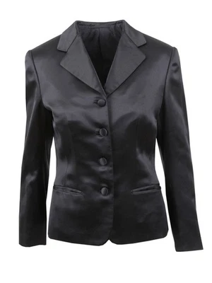 Brioni Blazer Jacket Black 100% Silk Size EU 38  US 8 UK 10 NEW - Image 1 of 4