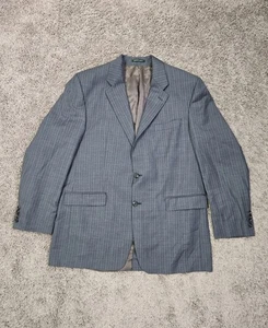 Lauren Ralph Lauren Men’s 43L Gray Pinstripe 100% Wool Blazer Sport Coat Jacket - Picture 1 of 14
