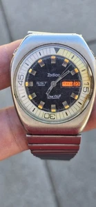 Vintage Zodiac SST 36000 Sea Wolf Automatik Herren Armbanduhr läuft einwandfrei! - Bild 1 von 19